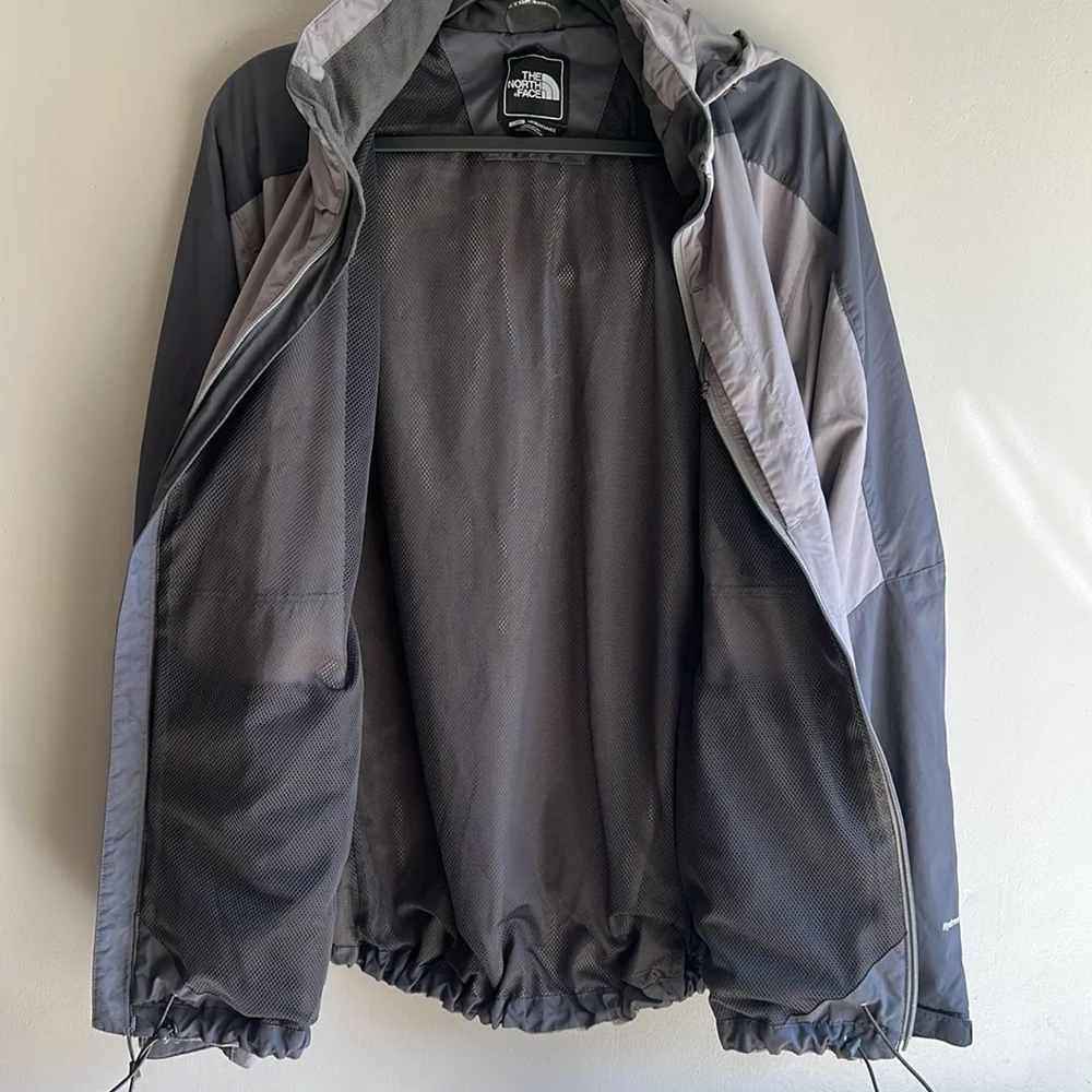 The North Face Grey and Dark Grey Windbreaker Jacket
